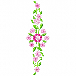 Flowers And Tree Embroidery Design 9 Flowers And Tree Embroidery Design 9